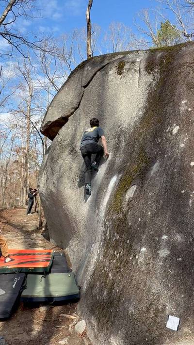 Ron Kauk's Dishes Left v6, Boat Rock - Beta Video from Kannm