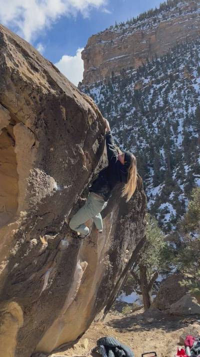 Indian Steps v4, Joe's Valley - Beta Video from kenzie_climbs