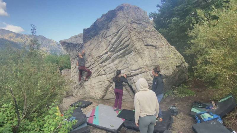 Vee v0, Little Cottonwood Canyon - Beta Video from routesetter