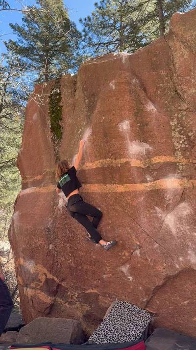 Baldwin Face v5, Eldorado Canyon - Beta Video from climbingchelchel