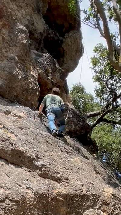 Cave Route 5.9, Berkeley - Beta Video from oakbri