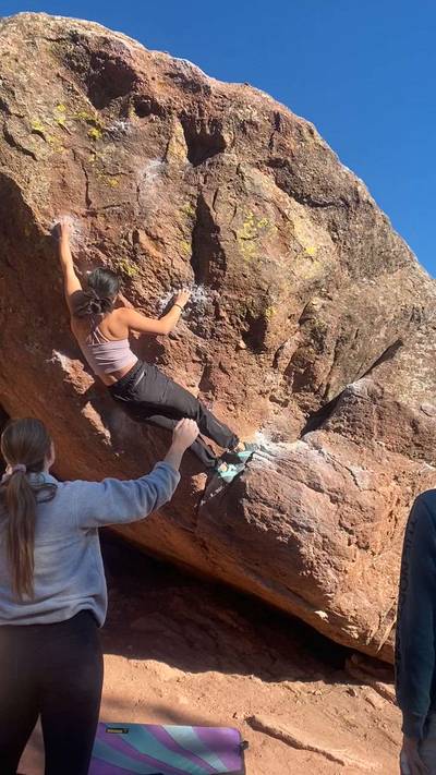 First Overhang v6, Flagstaff Mountain, CO - Beta Video from byoon