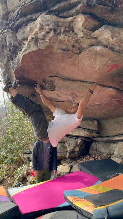 Rattlesnake Roof v6, Coopers Rock - Beta Video from landolol