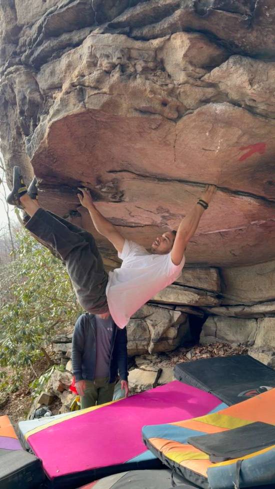 Rattlesnake Roof v6, Coopers Rock - Beta Video from landolol