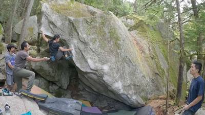 Worm World Cave v9, Squamish - Beta Video from anniebani