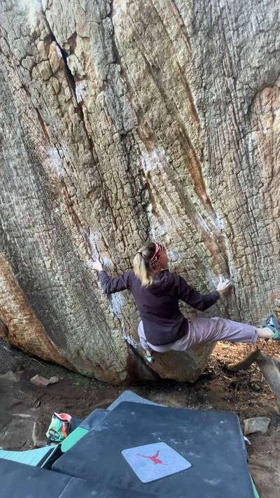 Caroline v10, Rocklands - Beta Video from ashley