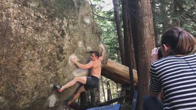 The Fuzz v7, Squamish - Beta Video from austinclimbing
