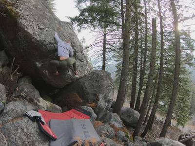 Johnny's Bulge v8, Leavenworth - Beta Video from austinclimbing