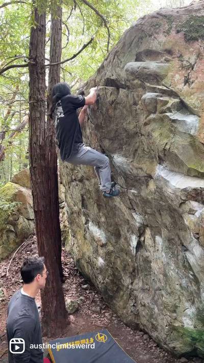 Intution v4, Mt. Tamalpais - Beta Video from austinclimbsweird