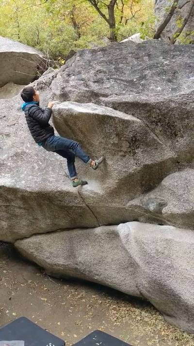 Double Dyno (AKA Dan's Problem) v2, Little Cottonwood Canyon - Beta Video from kodaif