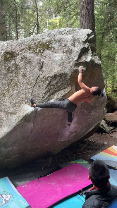 Baby Elephant v5, Stevens Pass - Beta Video from cc.climbs.rocks