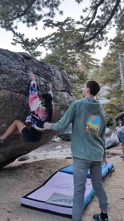 Reverse Traverse v4, Tramway - Beta Video from gentilclimbs