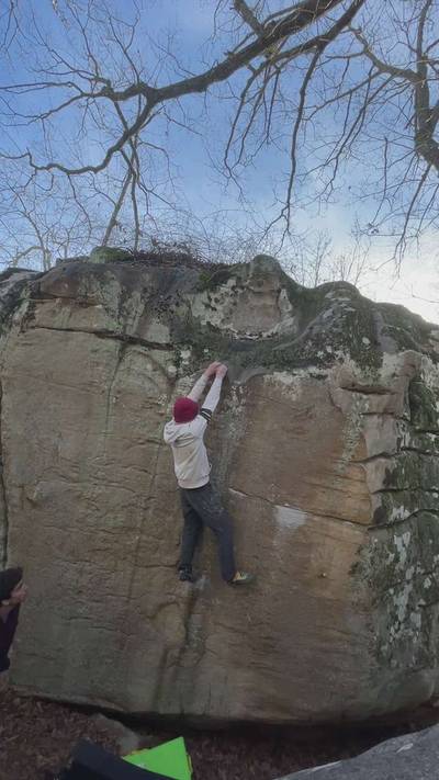 Shiver Me Timbers Direct v8, Stone Fort - Beta Video from cmclimbs