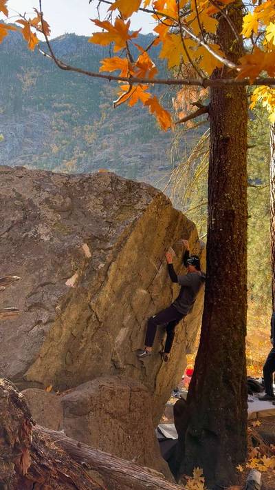 Hairy Spotter v5, Leavenworth - Beta Video from climb_ryan