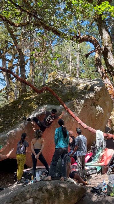 Nature Nazi Traverse v4, Indian Rock - Beta Video from Hestu
