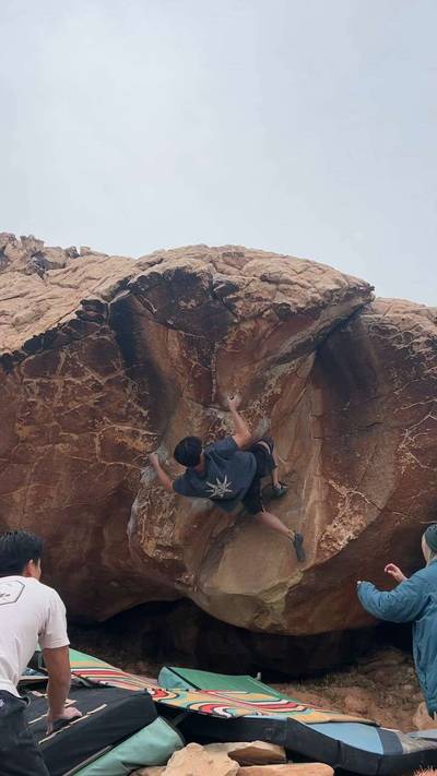 The Sting v4, Red Rock - Beta Video from lexgoclimb