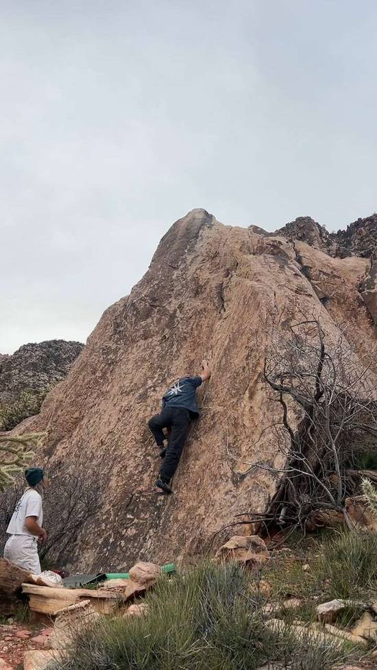 La Petite Teton v0, Red Rock - Beta Video from lexgoclimb