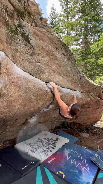 Man Eater v8, Rocky Mountain National Park - Beta Video from breannlarson