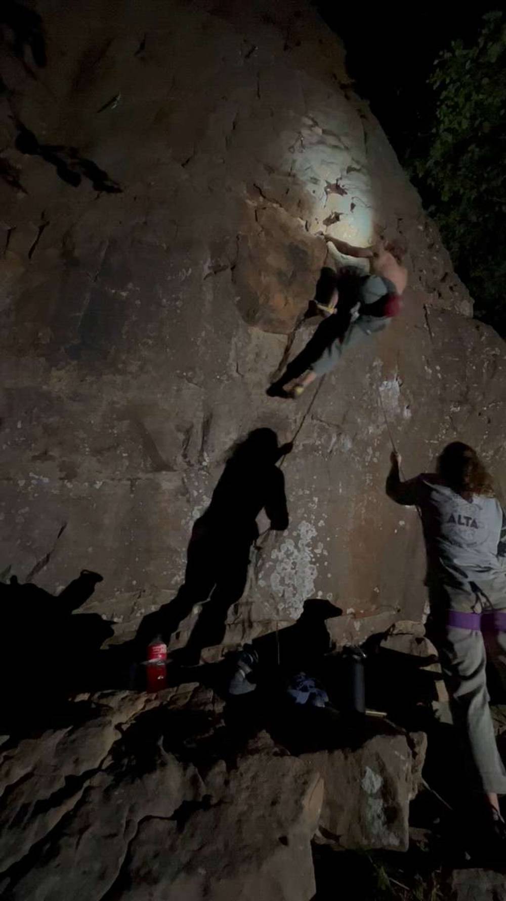 Petrified 5.12a, Horseshoe Canyon Ranch - Beta Video from chuckclims