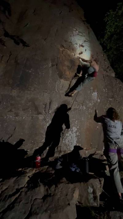 Petrified 5.12a, Horseshoe Canyon Ranch - Beta Video from chuckclims