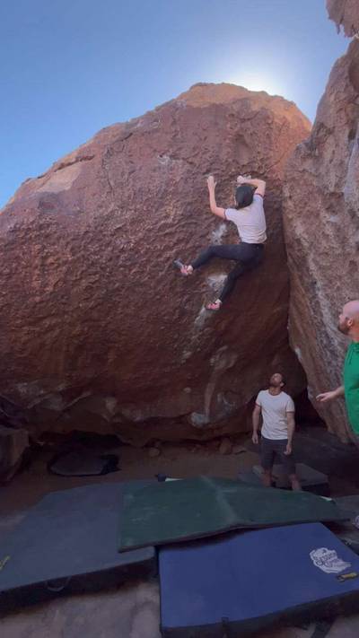 Sign of the Cross v3, Hueco Tanks - Beta Video from k8haldrup