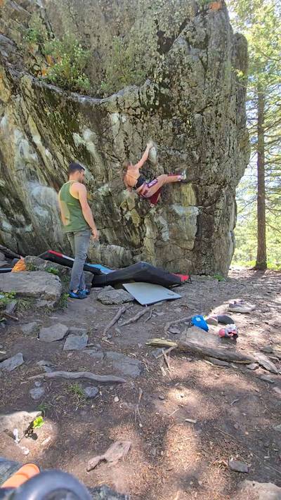 Blocks Sit v5, Rocky Mountain National Park - Beta Video from sarah_levine