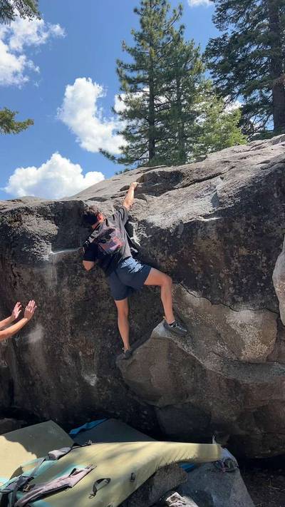 Cuddly as a Cactus v1, Lake Tahoe - Beta Video from lexgoclimb