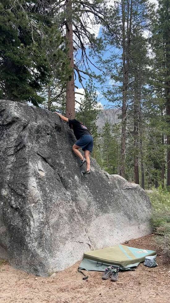 Tallboy Slab v0, Lake Tahoe - Beta Video from lexgoclimb