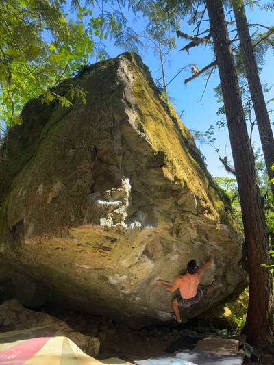 Ninja Left v10, Squamish - Beta Video from Boulderman_Climbs