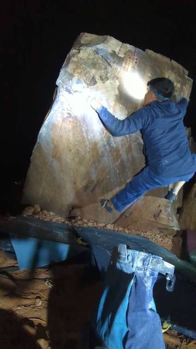 Square Arete v6, Red Rock - Beta Video from sexyricecooker