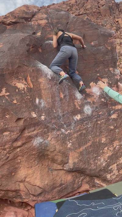The Croupier v2, Red Rock - Beta Video from annaclimbing