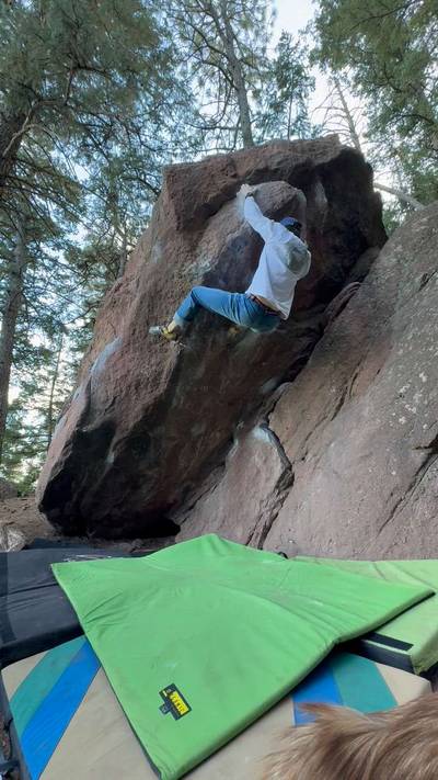 That Flakes It Direct v4, Flagstaff Mountain, CO - Beta Video from chazzyb3ar