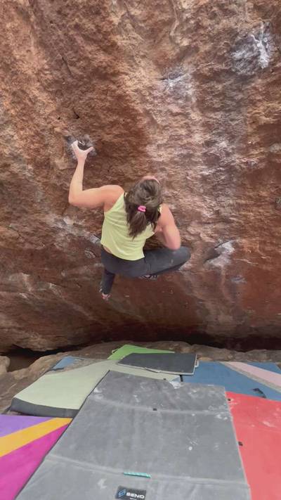 Mr. Serious v8, Hueco Tanks - Beta Video from VikkiW