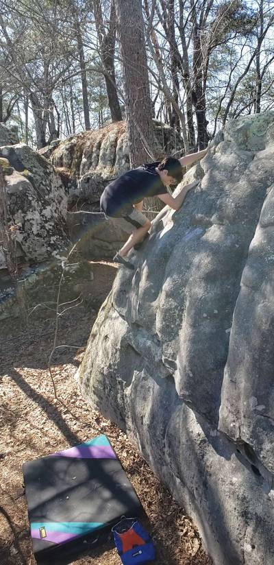 Watered Down Eliminate v2, Hospital Boulders - Beta Video from Mjclimber