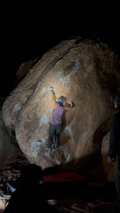 Southeast Face Sit v4, Red Rock - Beta Video from robynpetrik