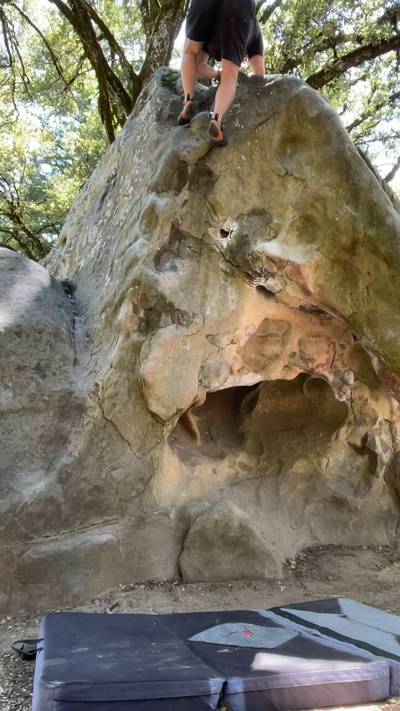 Overhang Lieback v2, Castle Rock State Park - Beta Video from BigDawg