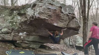 Raccoon Eyes v4, Hospital Boulders - Beta Video from Anz