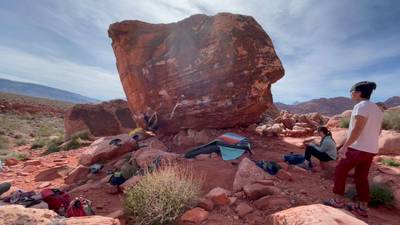 Orange Top Blue Sky v8, Red Rock - Beta Video from jaclyn.