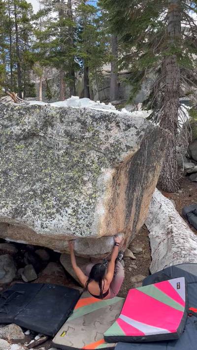 Dabber's Roof v5, Lake Tahoe - Beta Video from kt.climbs