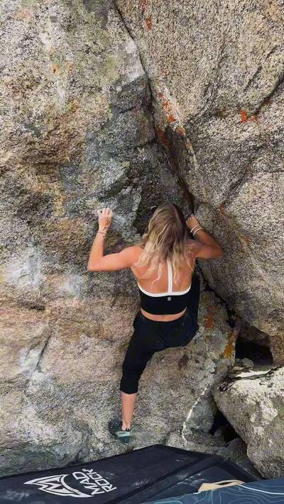 Teeter Totter v6, Lincoln Lake - Beta Video from climbingchelchel