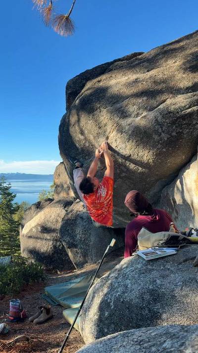 Bear Cave v4, Lake Tahoe - Beta Video from lou.jin