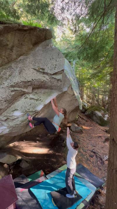 Sharma's Arete v8, Squamish - Beta Video from natontheblocs