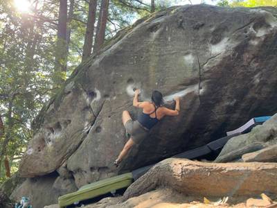 Lost Keys Traverse v6, Indian Rock - Beta Video from clairew