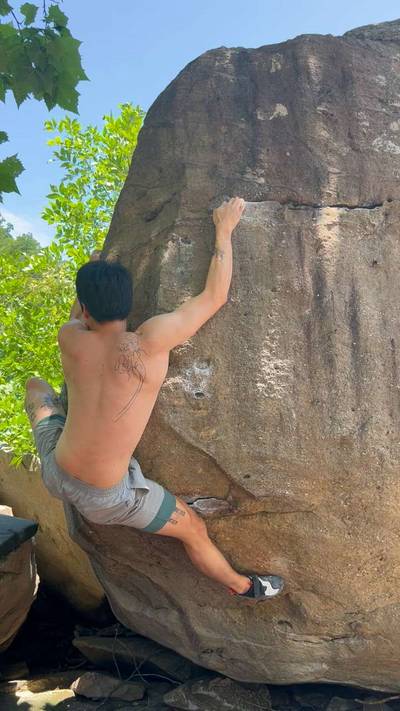 Leaving Las Fayetteville v5, New River Gorge - Beta Video from chesspenguin