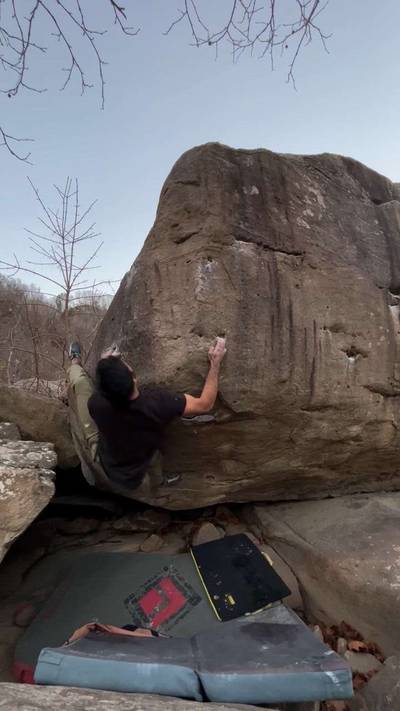 Leaving Las Fayetteville v5, New River Gorge - Beta Video from vivekn289