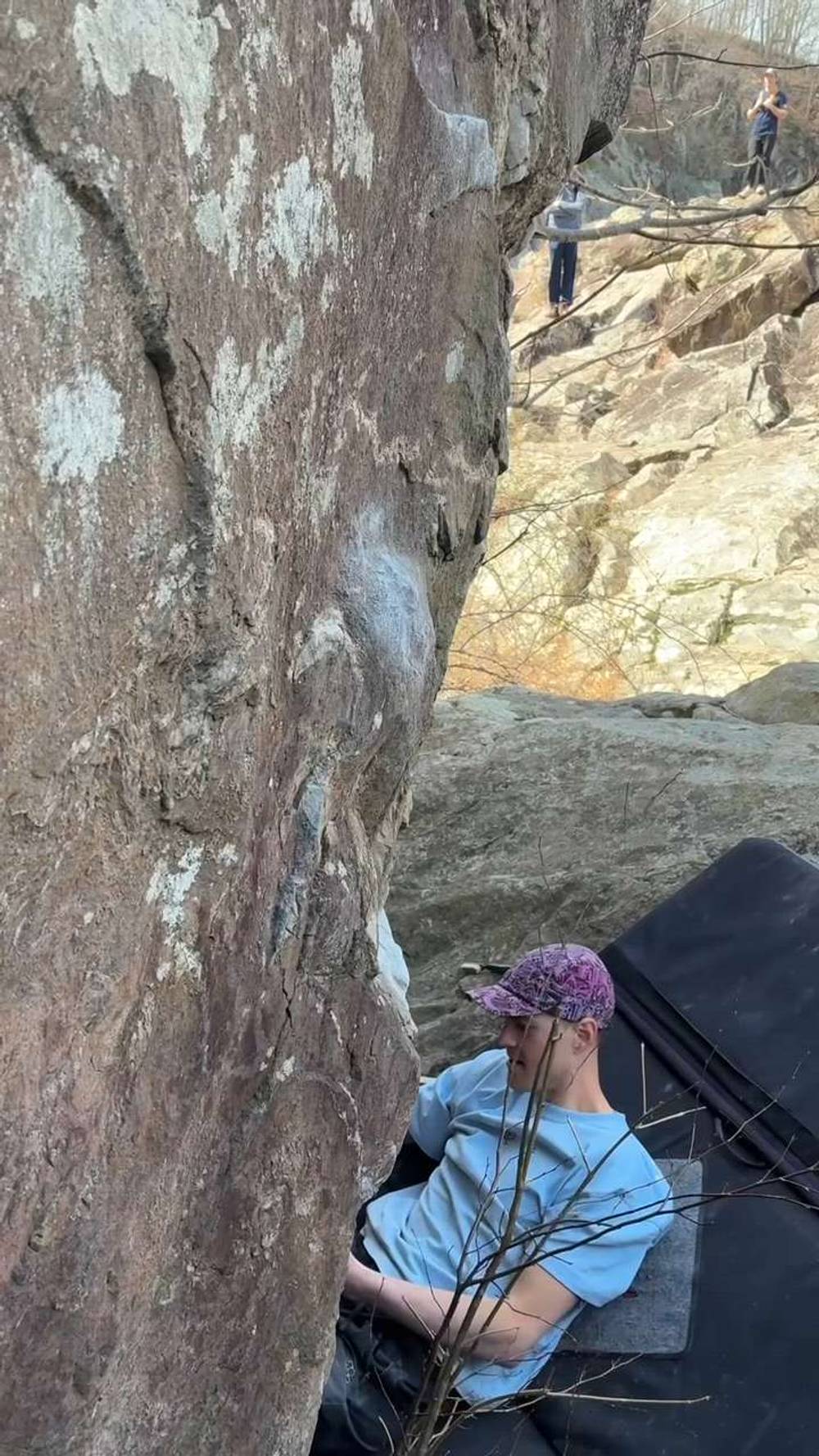 Purple Arete v8, Great Falls - Beta Video from Skyler_Stasiewicz