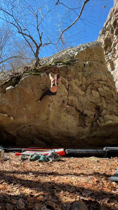 Helicopter v6, Rocktown - Beta Video from climber.esq