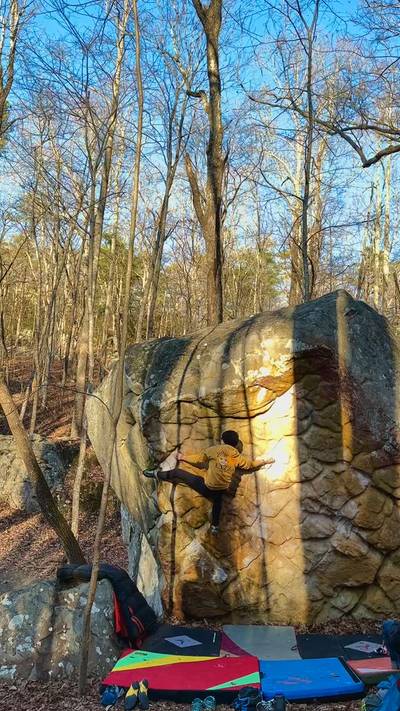 Golden Shower v5, Rocktown - Beta Video from climber.esq