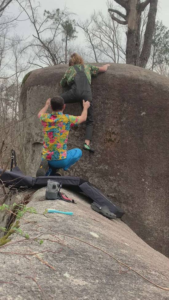 Close Shave Mantle v2, Boat Rock - Beta Video from Qatherine