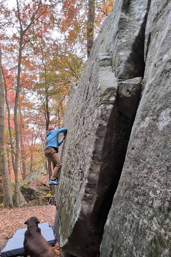 Original Route v0, Coopers Rock - Beta Video from Steven.Weinstein